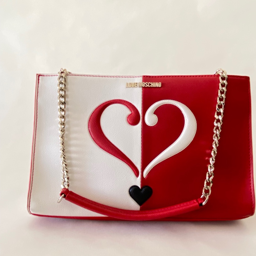 Love Moschino! Leather bag, new without tags